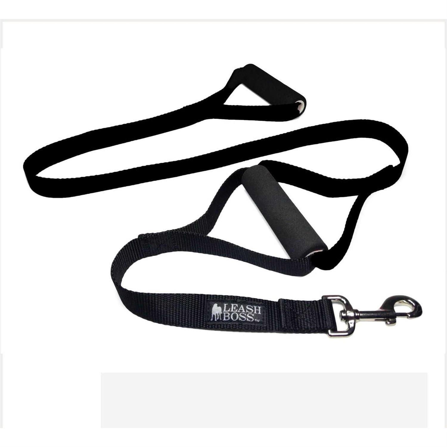 Leashboss Heavy Duty Dog Leash for Large Dogs Double Handle Training Lead for Walking Dogs - Healthber