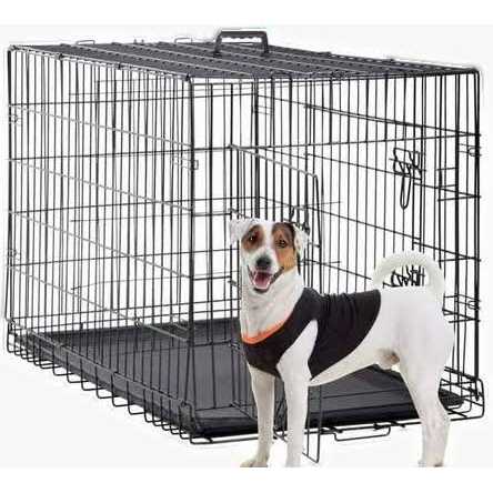 Dkelincs Dog Crates for Indoor Dogs Folding Dog Cages Dog Kennels Pet Animal Cage Crate with Double-Door,Tray,Handle for Dog - Healthber