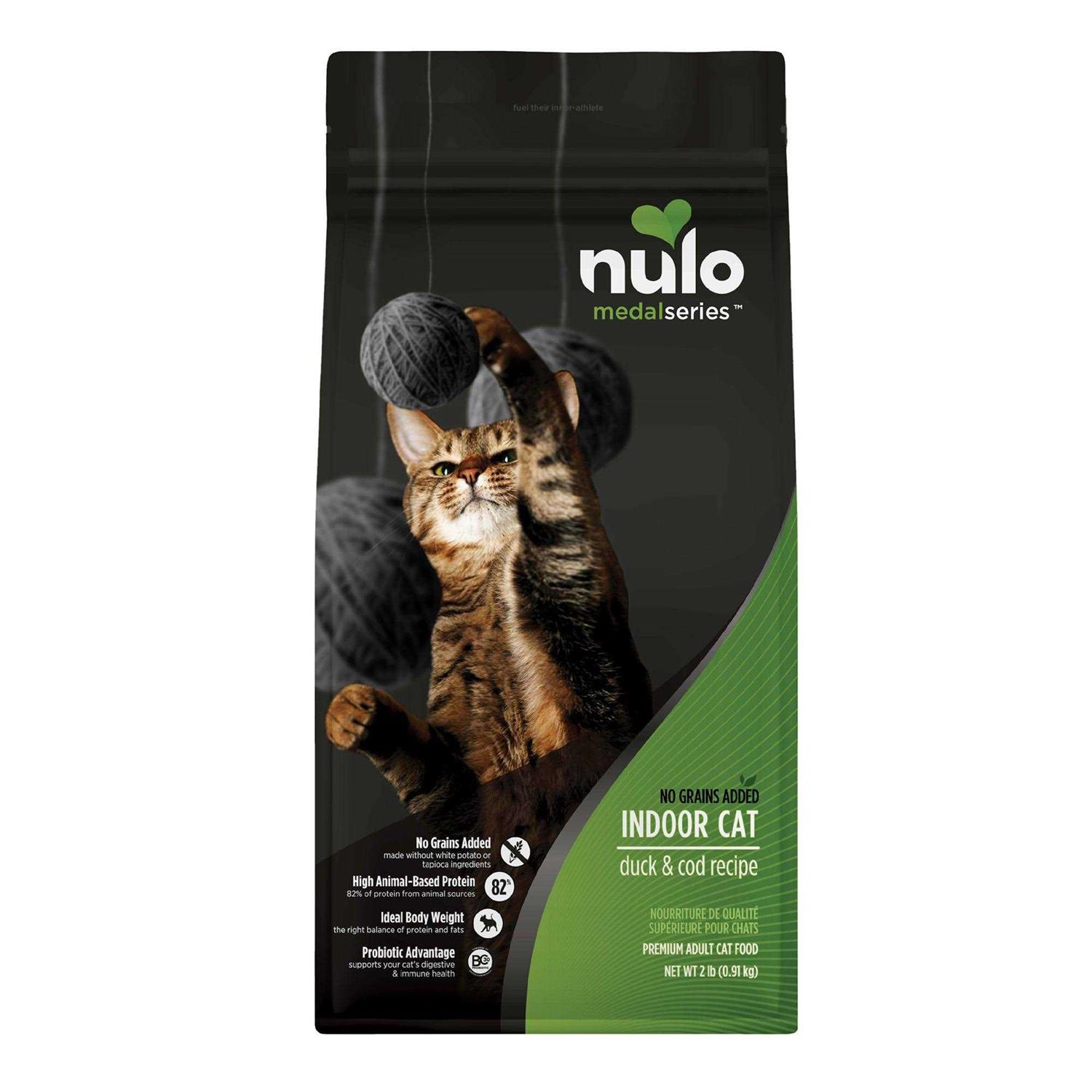 Nulo Grain Free Duck & Cod MedalSeries Adult Cat Dry Food - Healthber
