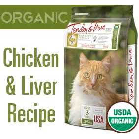 Tender & True Organic Chicken & Liver Recipe Cat Food - Healthber