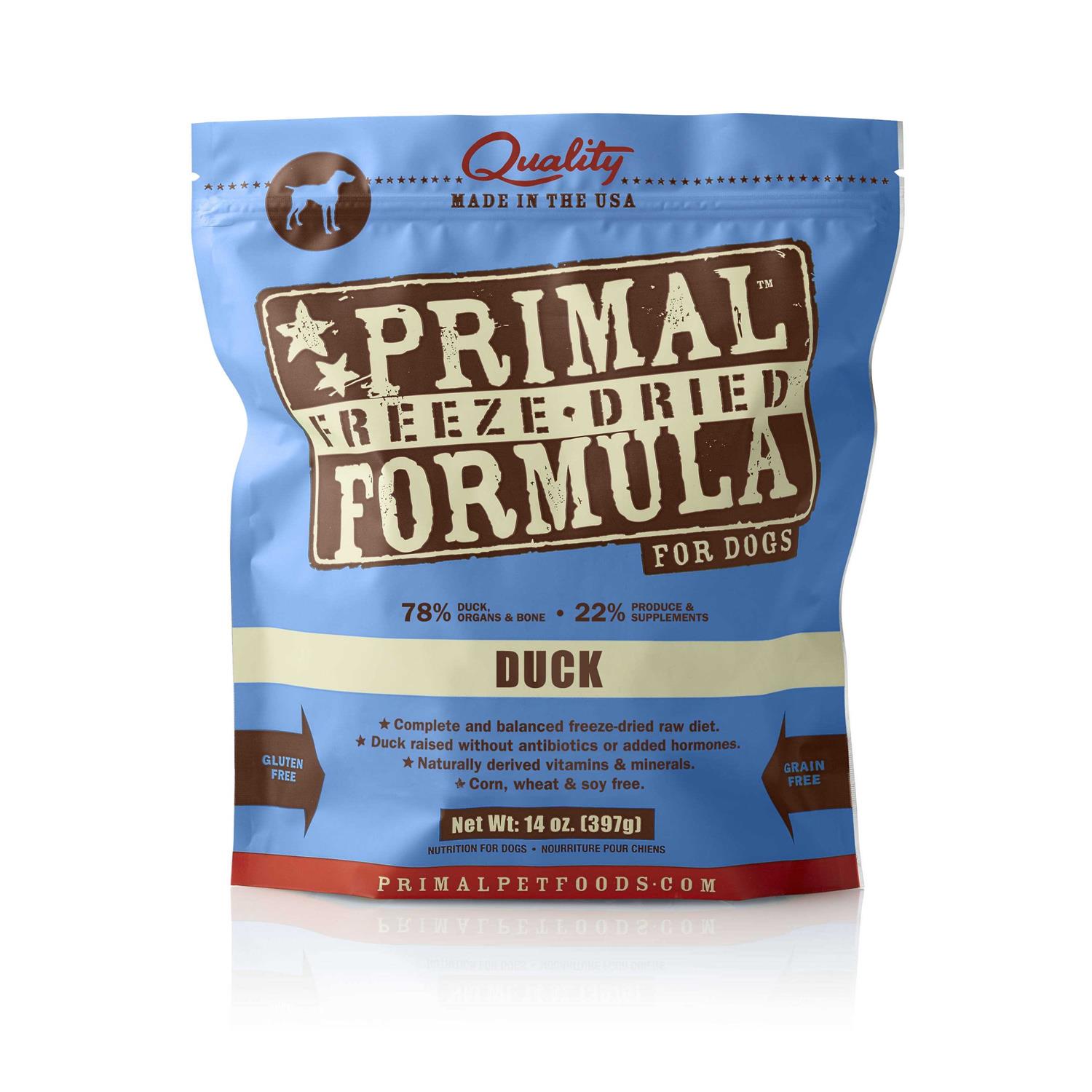 Primal Dog Freeze Dried Duck - Healthber
