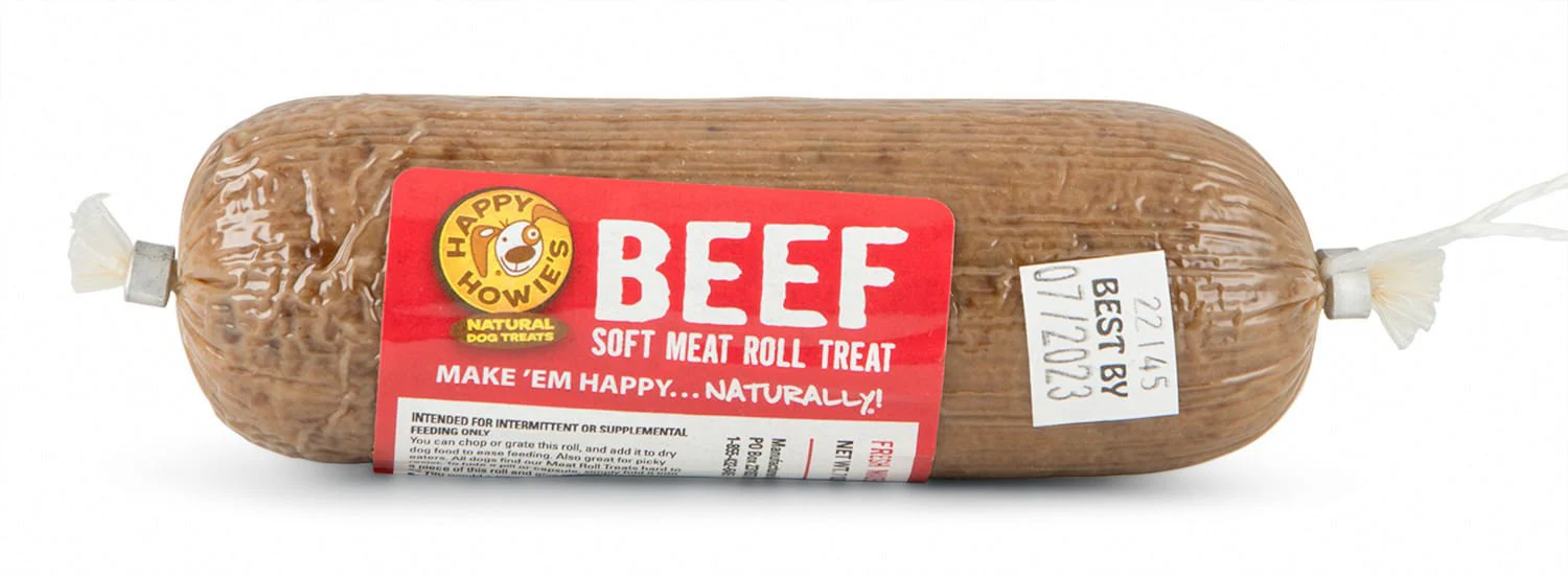 Happy Howie's Gourmet Meat Roll, Beef - Healthber