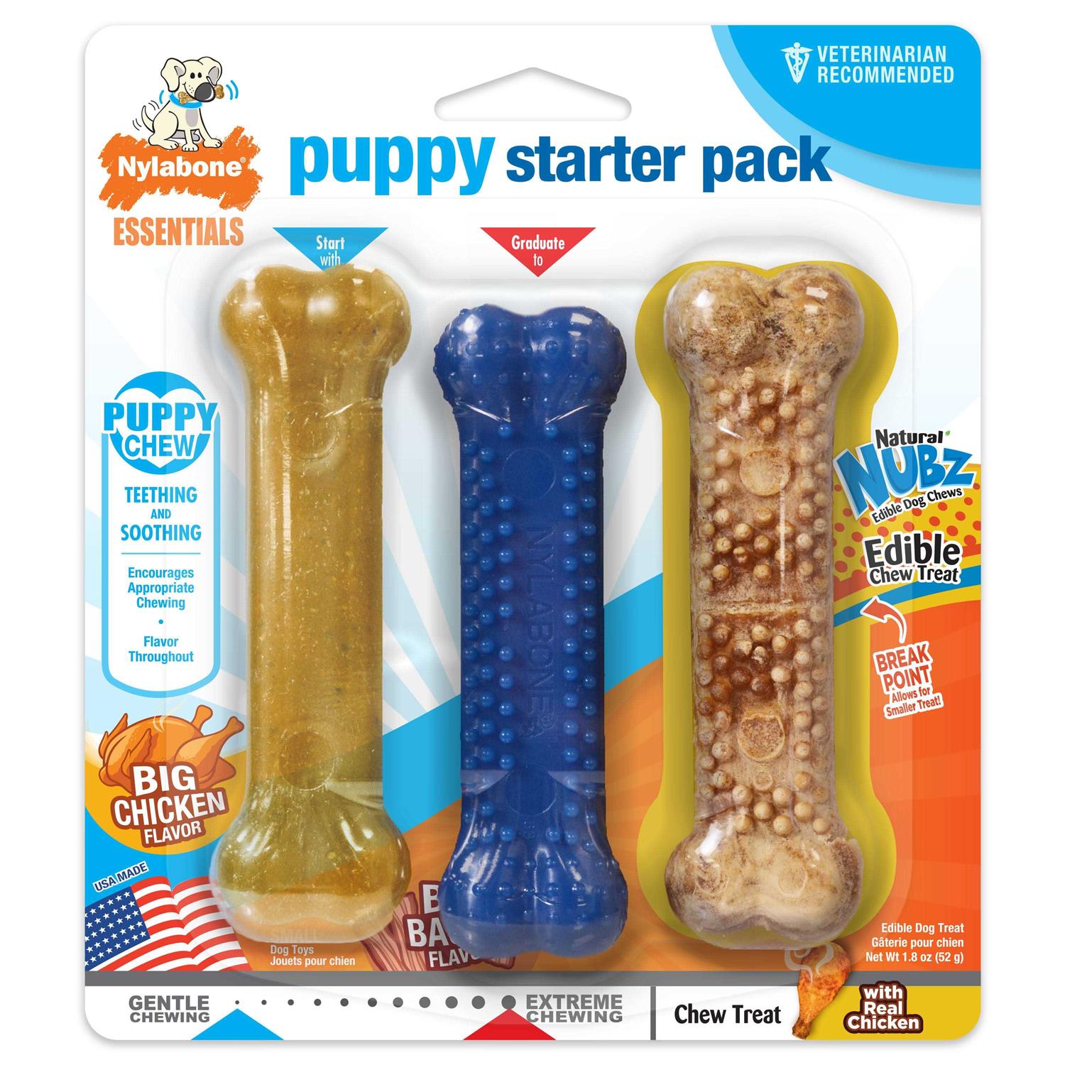 Nylabone Puppy Starter Pack - Healthber