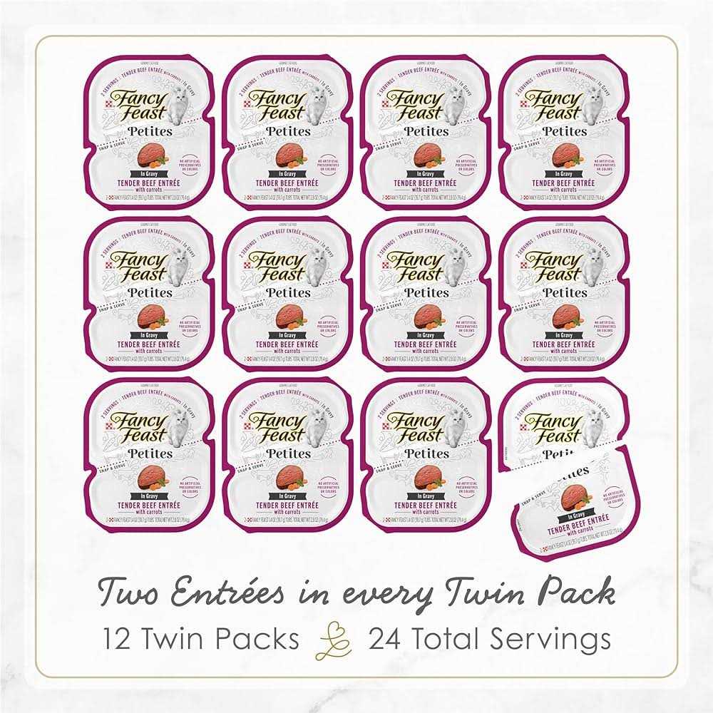 Purina Fancy Feast Petites Gravy Wet Cat Food Tender Beef with Carrots - Healthber