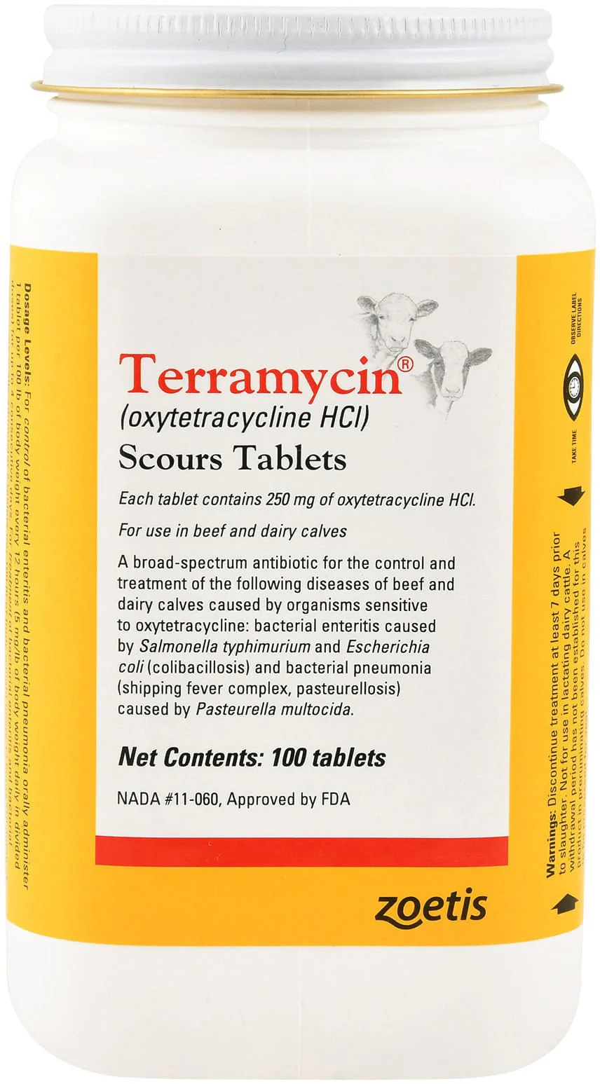 Terramycin Scour Tablets - Healthber