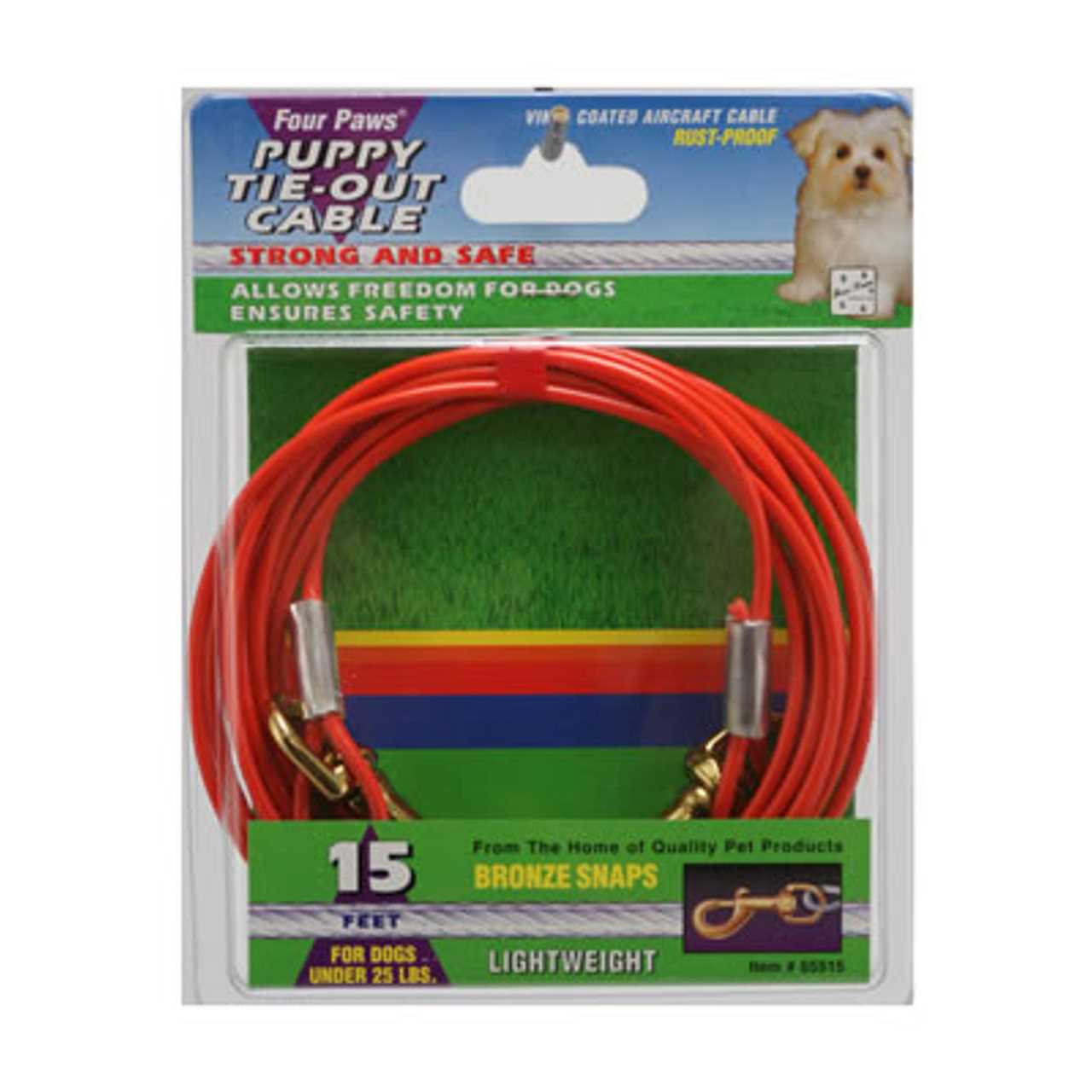Four Paws Tie Out Cable - Healthber