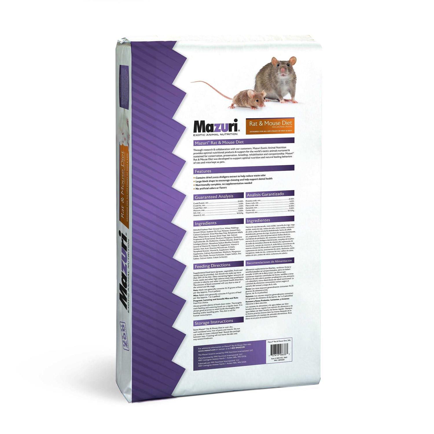 Mazuri Rat & Mouse Diet - Healthber