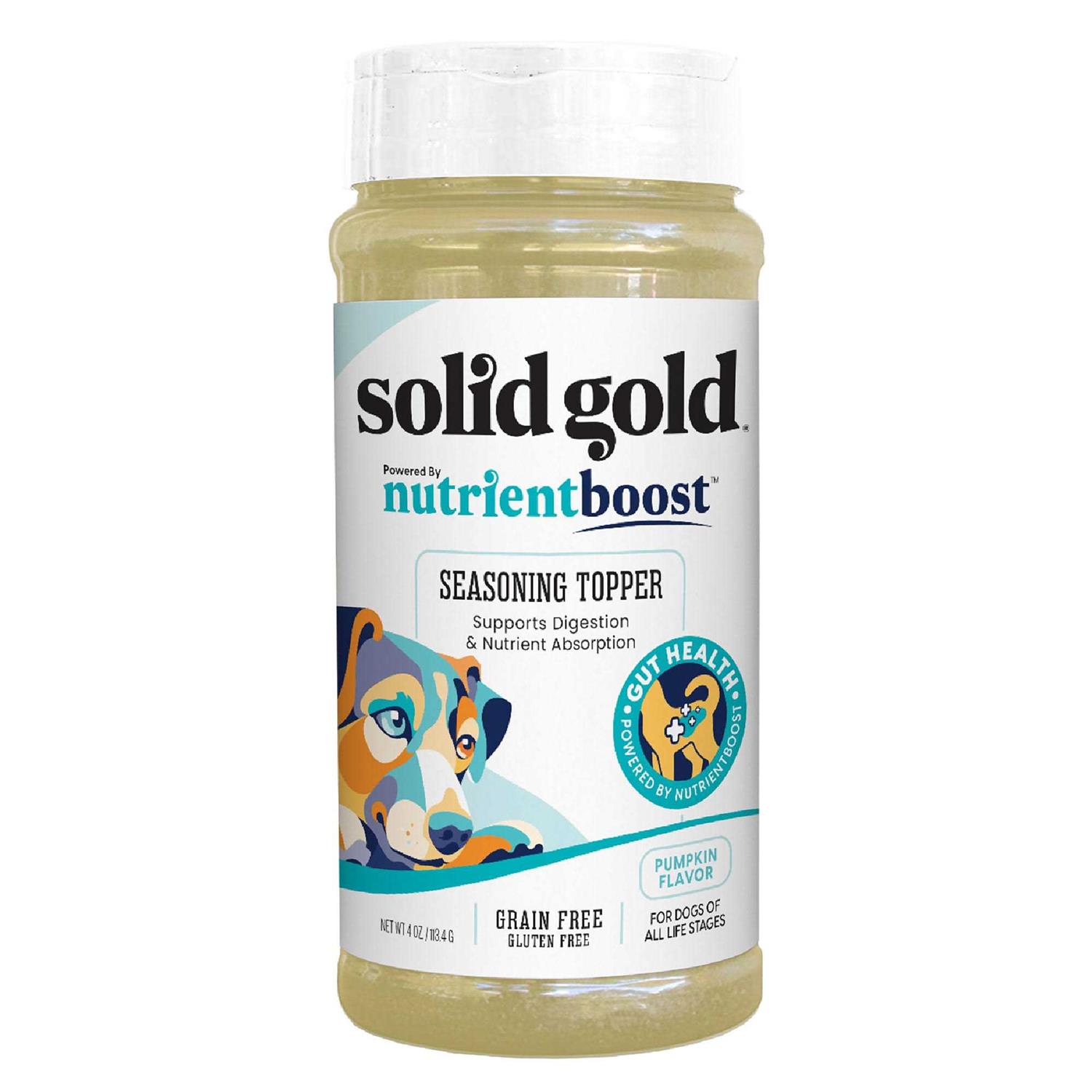Solid Gold Pumpkin Nutrientboost Dog Meal Topper - Healthber