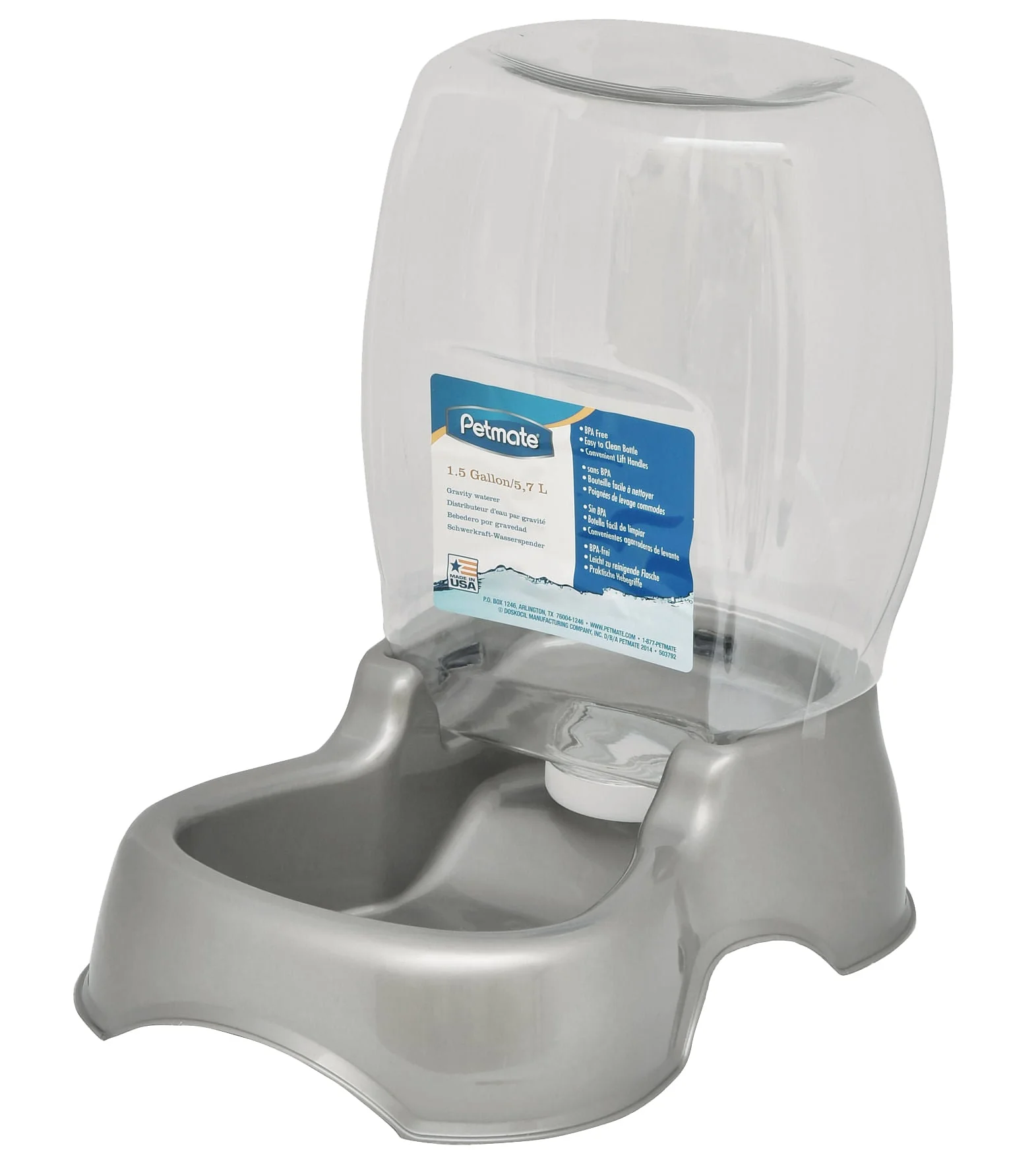 Petmate 1.5 Gallon Pet Cafe Waterer - Healthber