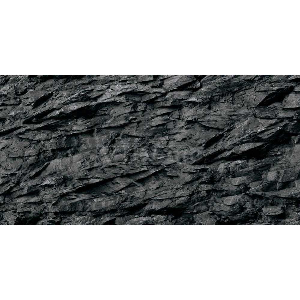 VIP. LINE 3D Effect Black Stone Texture Aquarium Background Poster Fish Tank Backdrop Decorations PVC Background - Healthber