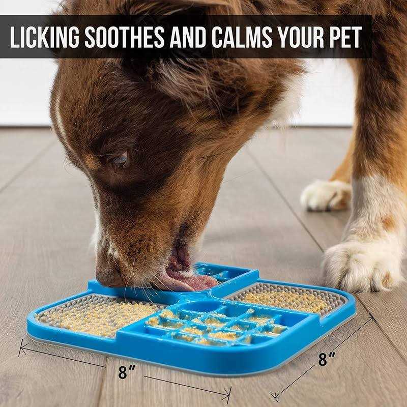 Hyper Pet IQ Treat Lick Mat for Dogs Dog Slow Feeder & Cat Lick - Healthber