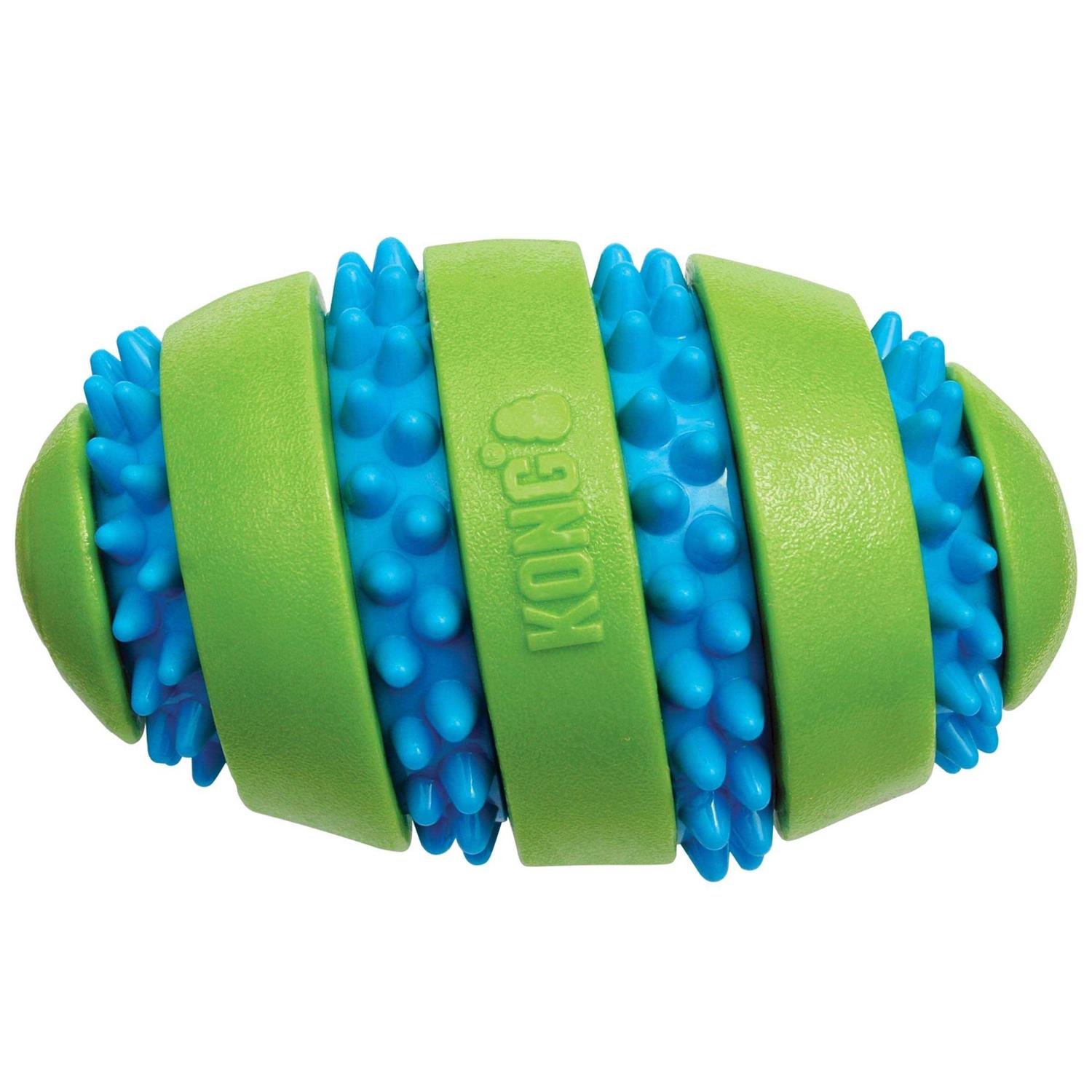 KONG Squeezz Goomz Football Dog Toy - Healthber