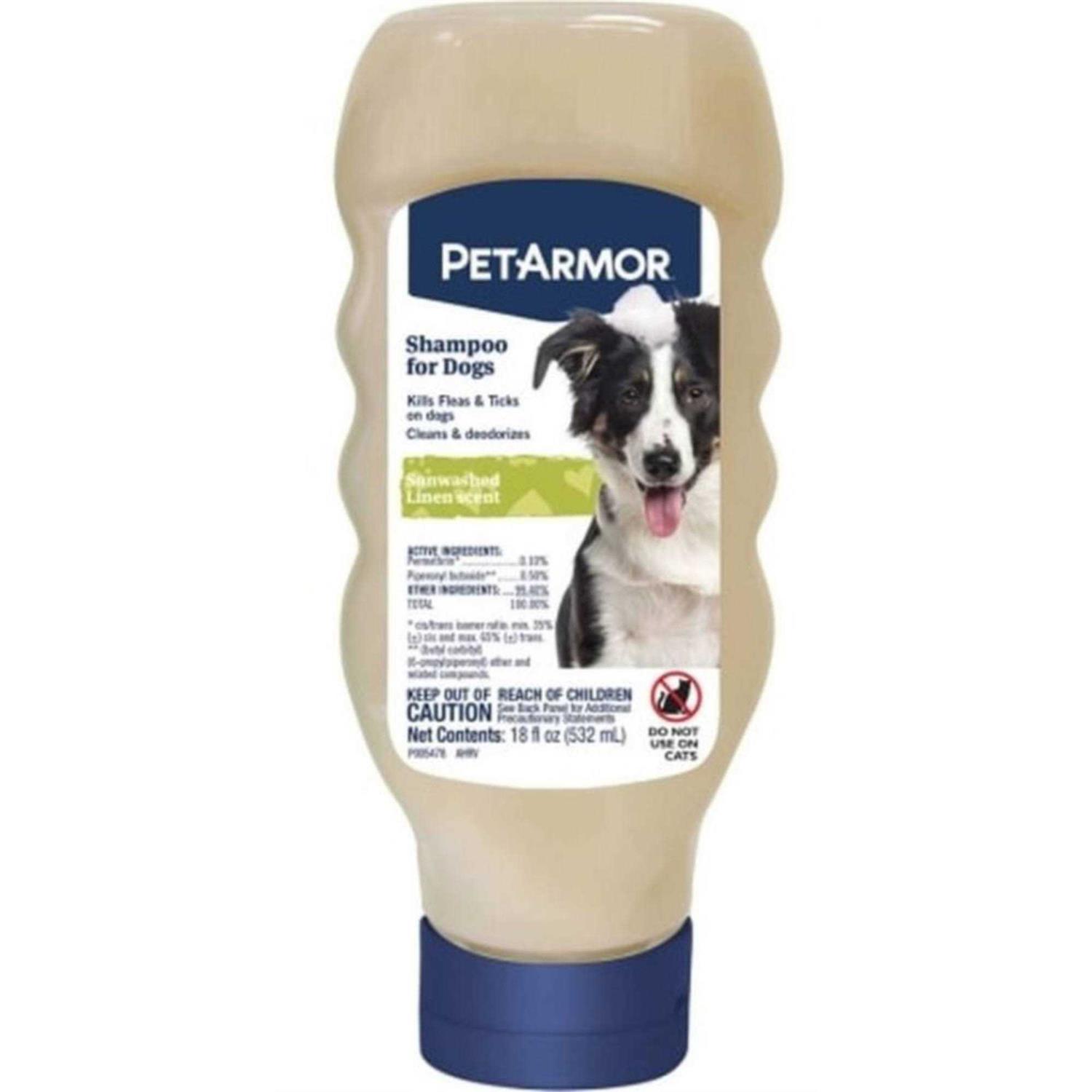 PetArmor Flea and Tick Shampoo for Dogs Sunwashed Linen Scent - Healthber