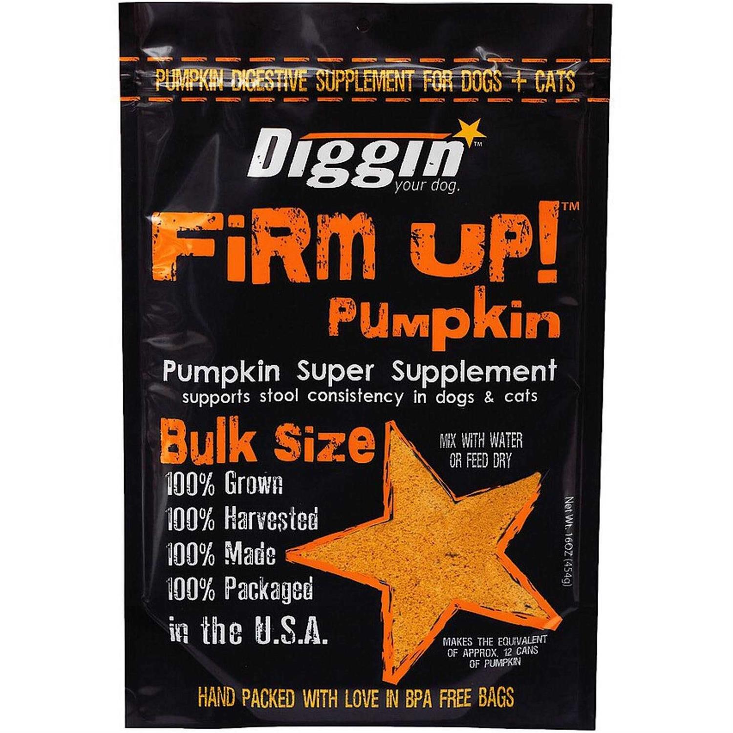 Diggin Your Dog Firm Up! Pumpkin Supplement - Healthber