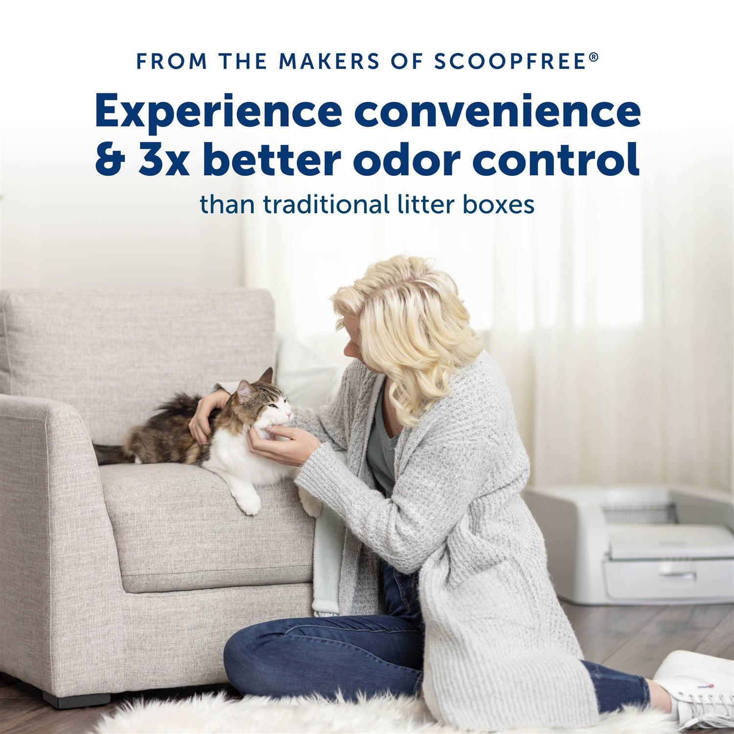 PetSafe ScoopFree Clumping Self-Cleaning Litter Box - Healthber