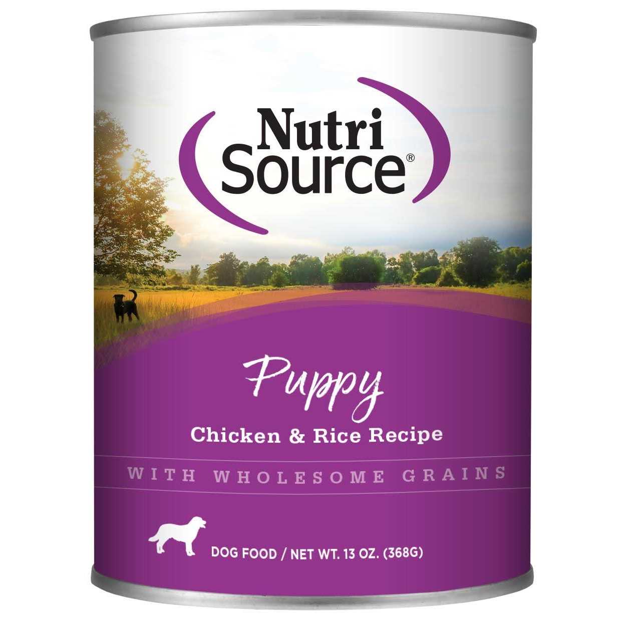 NutriSource Chicken & Rice Puppy Canned Dog Food - Healthber