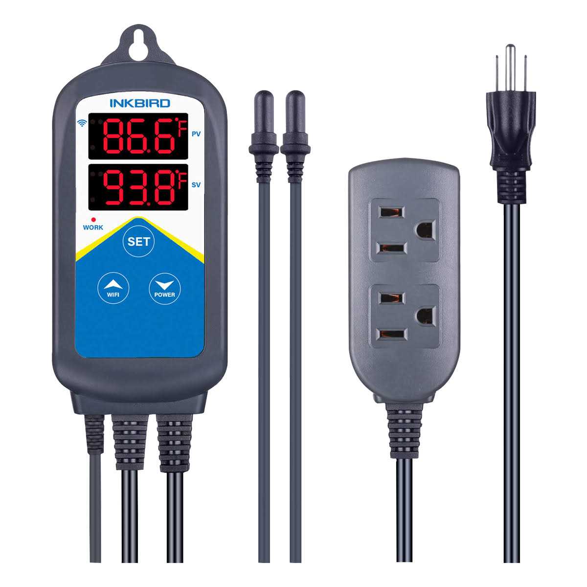 Inkbird Wi-Fi Aquarium Thermostat Heater Temperature Controller ITC-306A - Healthber
