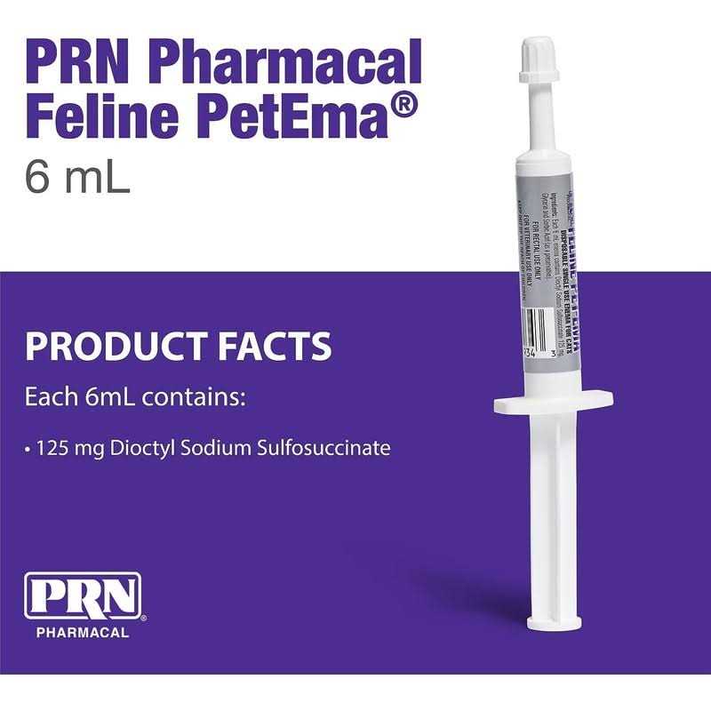 Pet-ema feline disposable enema for rectal use in cats by prn pharmacal inc - Healthber