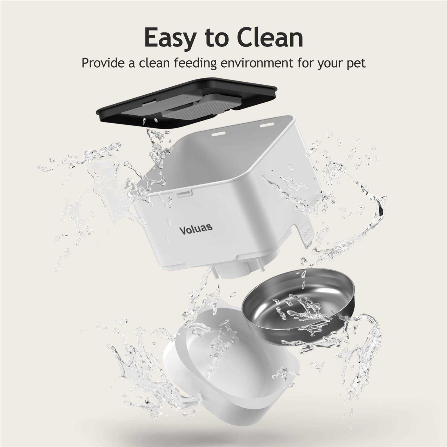 VOLUAS Automatic Pet Feeders for Cats and Dogs - Healthber