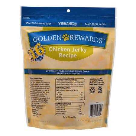 Golden Rewards Chicken Jerky Treats - Healthber