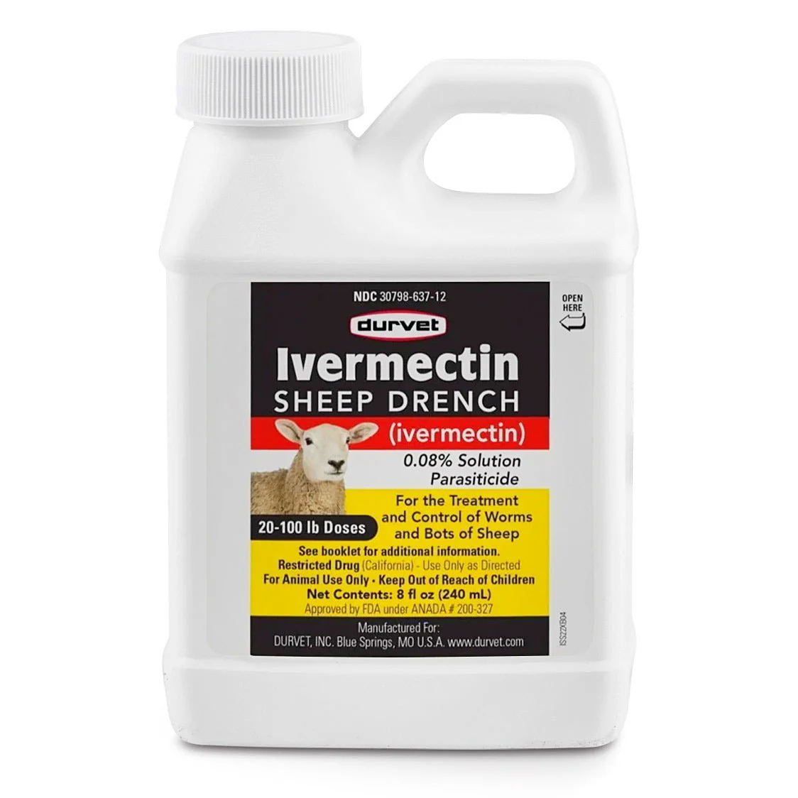 Ivermectin Sheep Drench, 240 ml - Healthber
