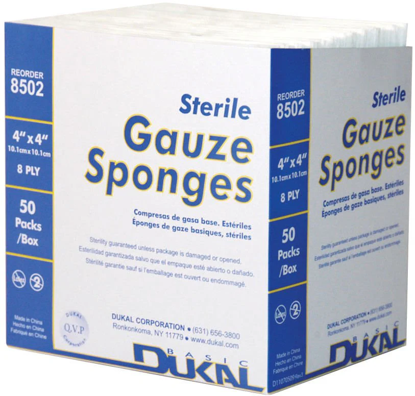 Sterile 8 ply 4