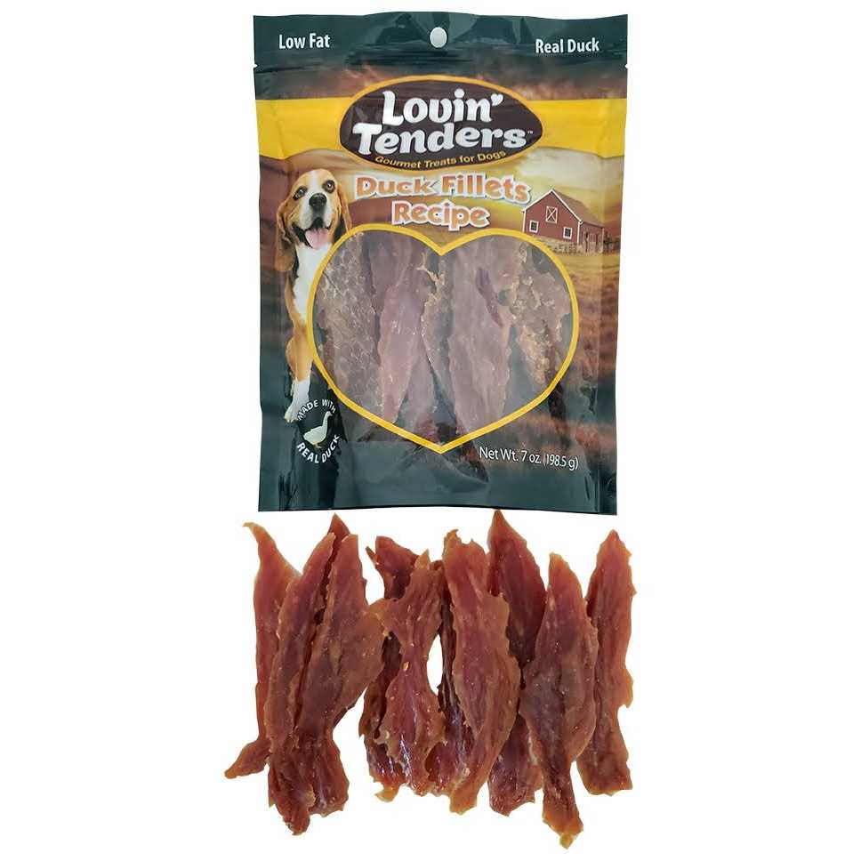 Lovin Tenders Duck Jerky Dog Treat - Healthber