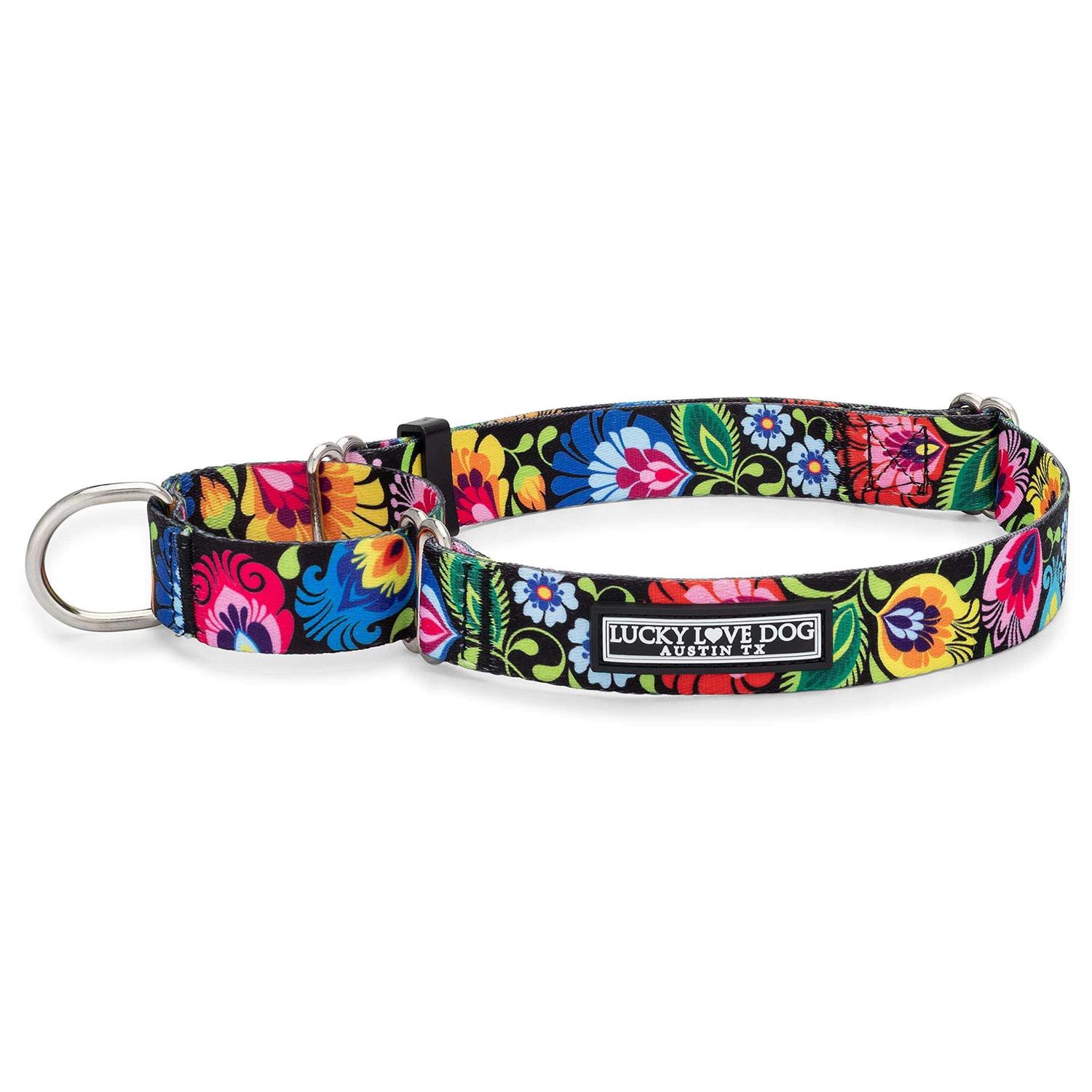 Lucky Love Dog Martingale Collar Premium No Slip Collar Great for Whippets, Greyhounds, and More - Healthber