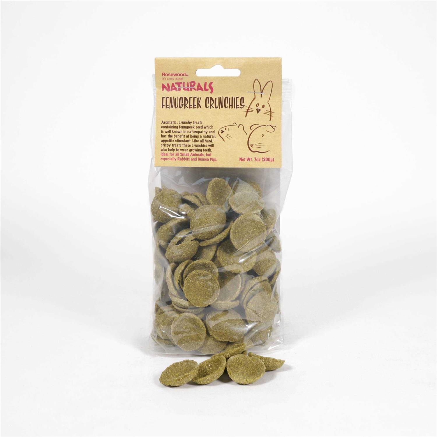 Rosewood Fenugreek Crunchies Small Animal Food - Healthber