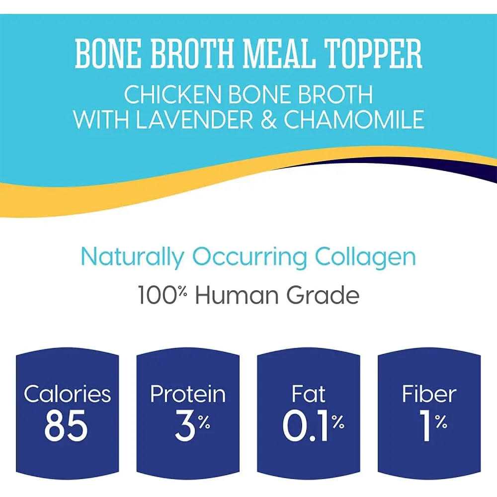 Solid Gold Chicken Bone Broth with Lavender & Chamomile Dog Food Topper - Healthber
