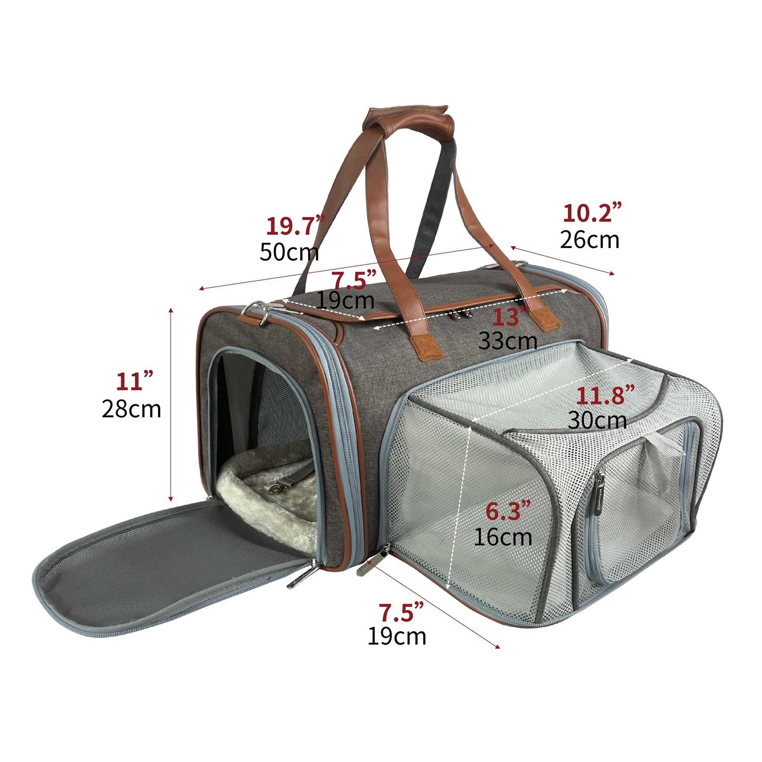 Gold Series Expandable Airline Approved Pet Carrier Mr. Peanut&s - Healthber