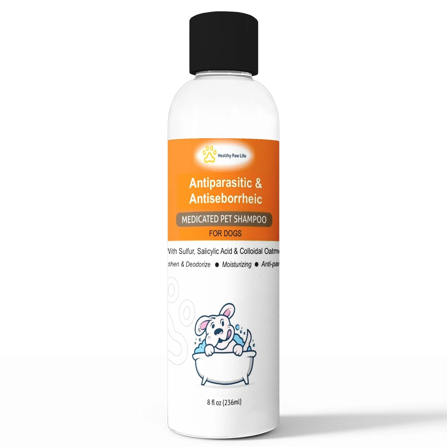 Healthy Paw Life's Sulfur, Salicylic Acid, Oatmeal Shampoo - Healthber