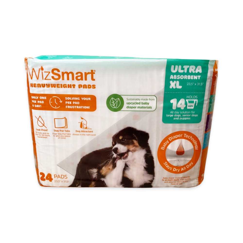 WizSmart All Day Dry Dog Pads - Healthber