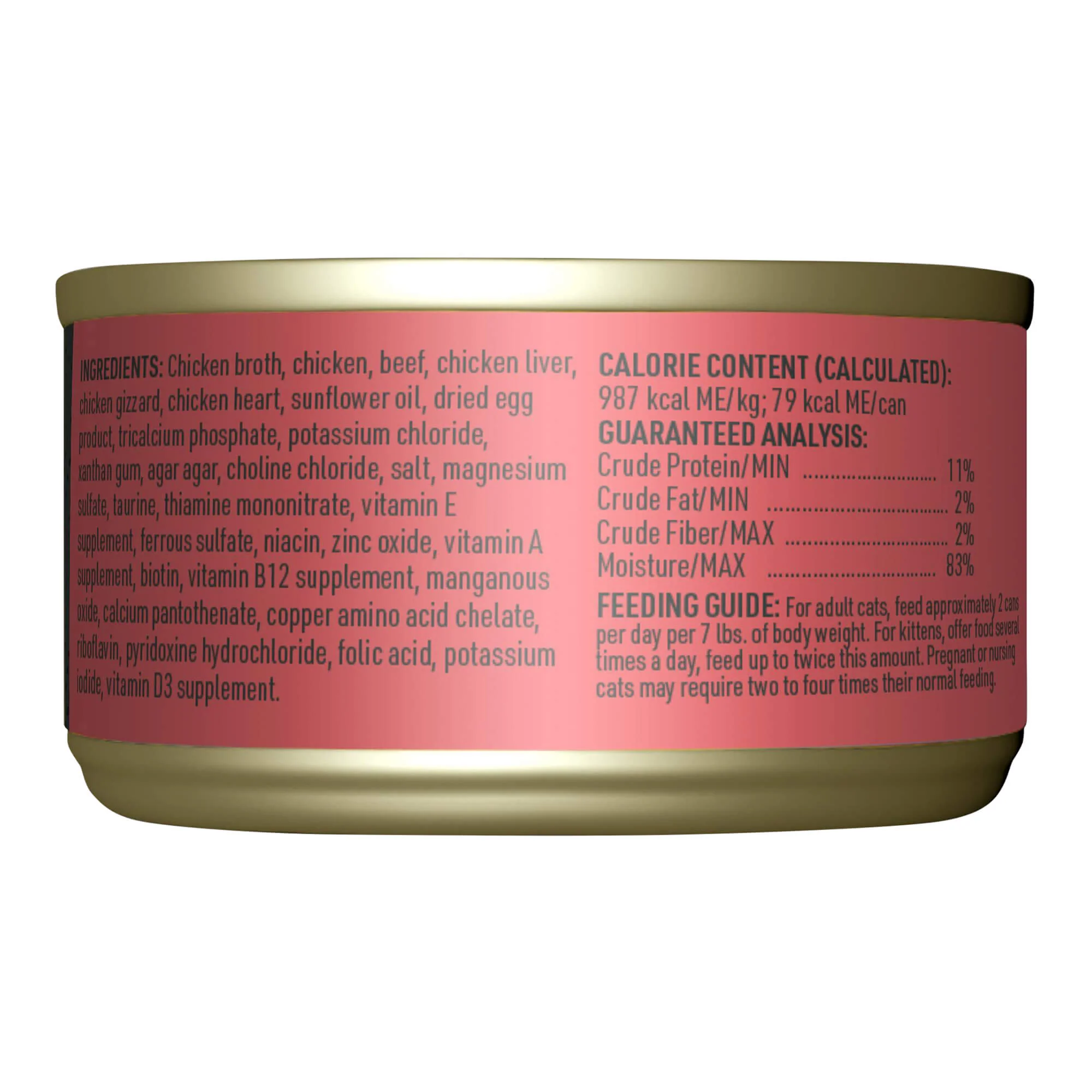 Tiki Cat After Dark Pate+ Wet Cat Food, Chicken & Beef - Healthber
