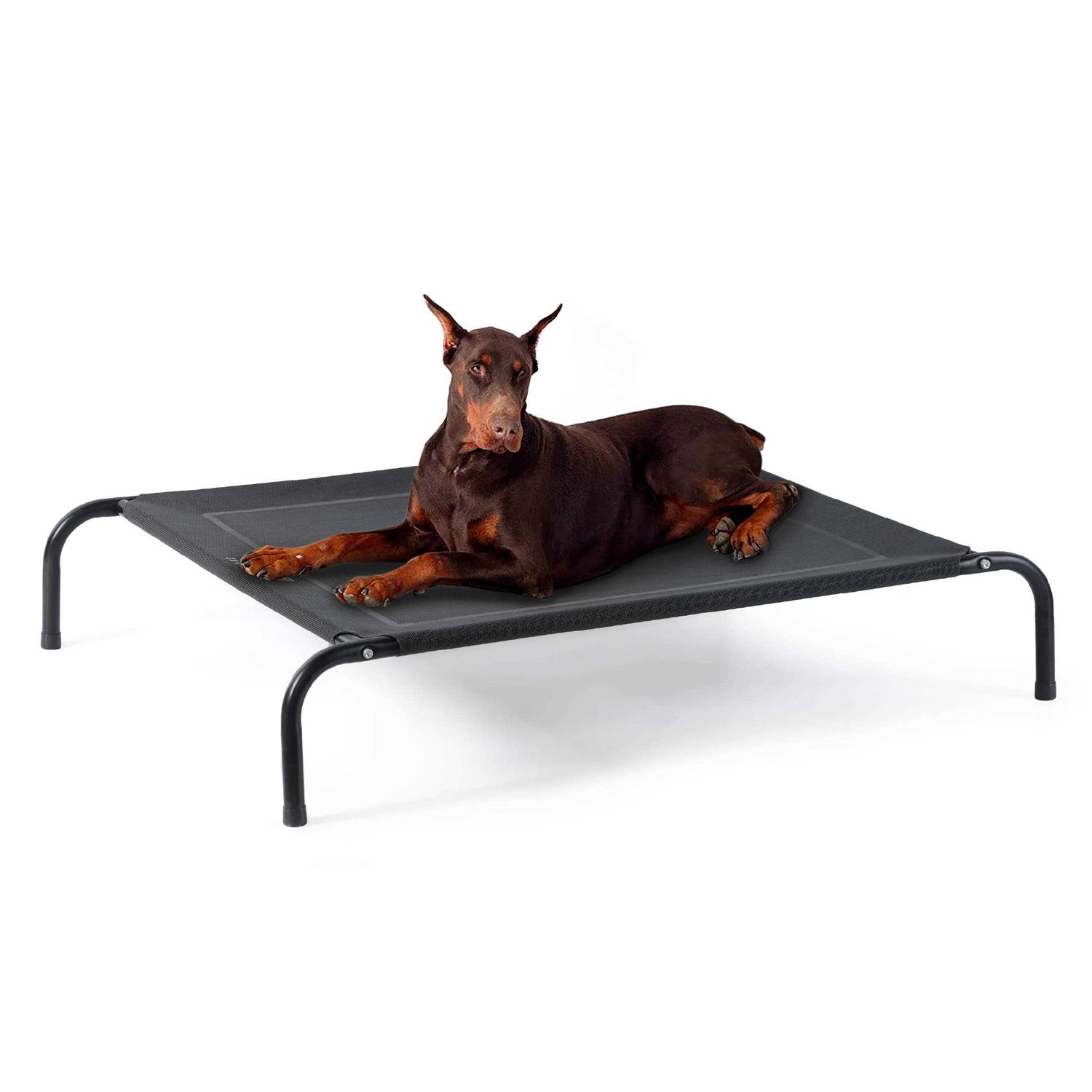 Bedsure Large Elevated Cooling Outdoor Dog Bed Raised Dog Cots Beds for Large Dogs - Healthber