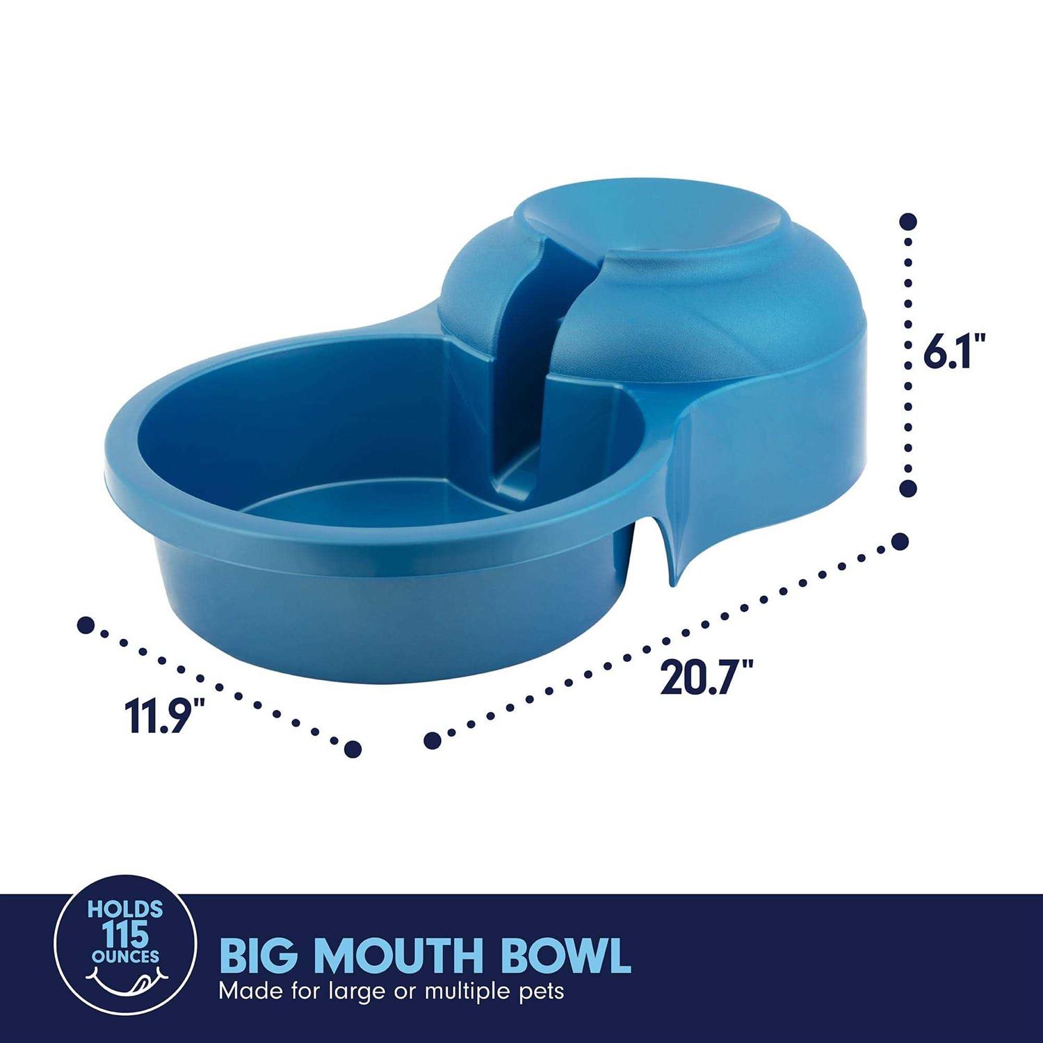 Petmate Big Blue Outdoor Water Bowl - Healthber