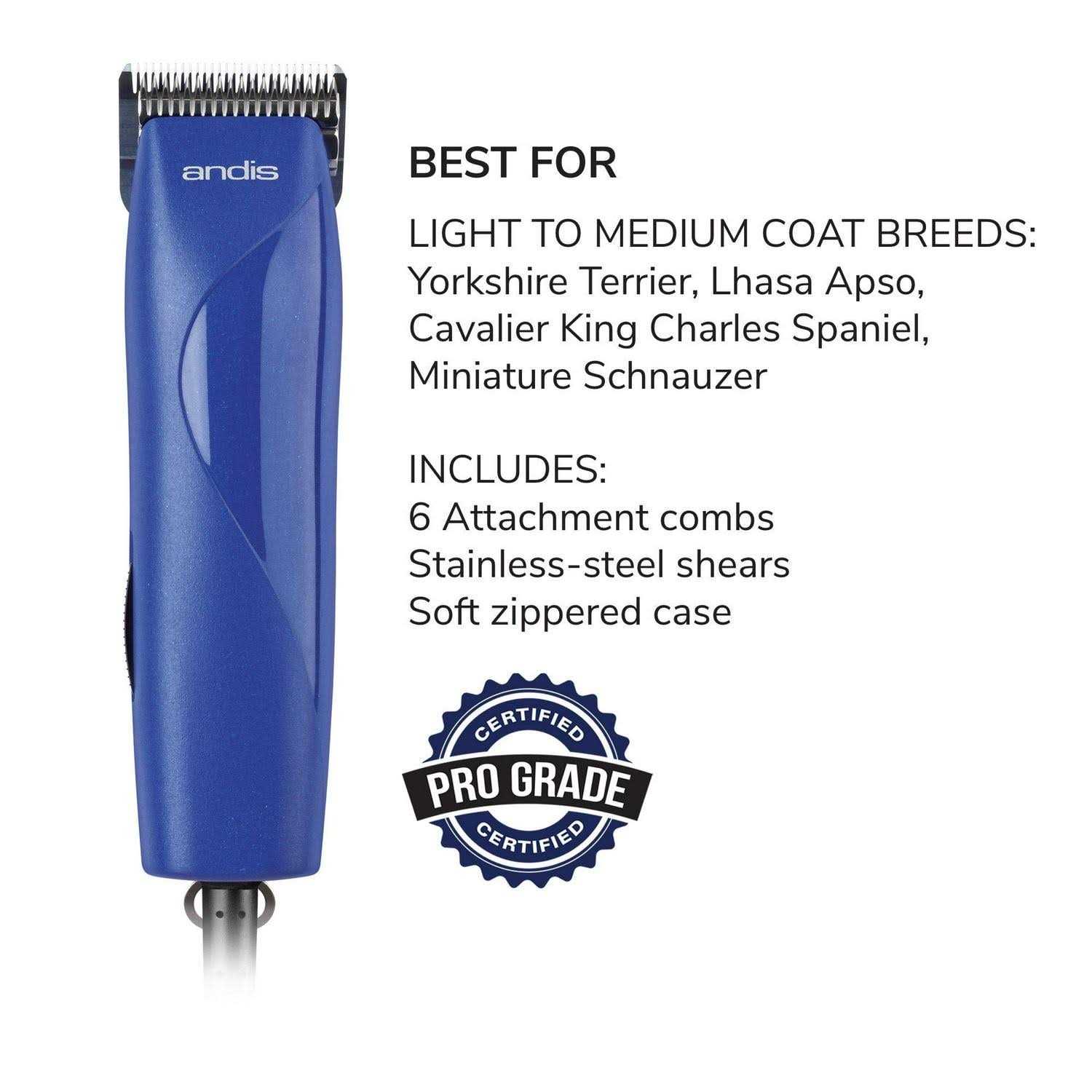 Andis Company An21485 Mbg2 Pro-Animal Clipper Kit – 7 Pieces - Healthber