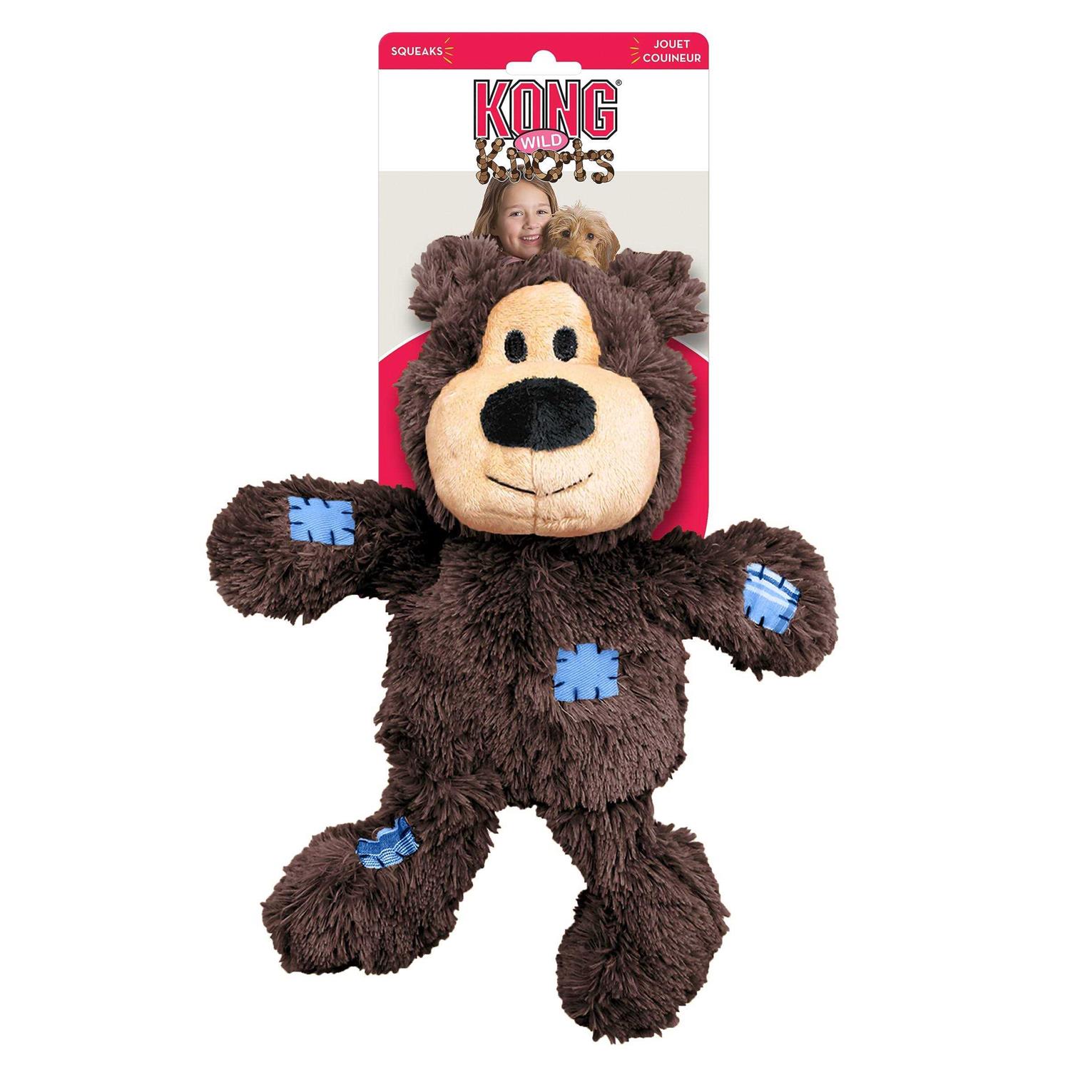 Kong Wild Knots Bear Dog Toy - Healthber