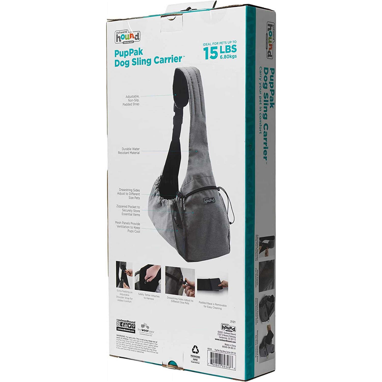 Outward Hound Puppak Sling Dog Carrier - Healthber