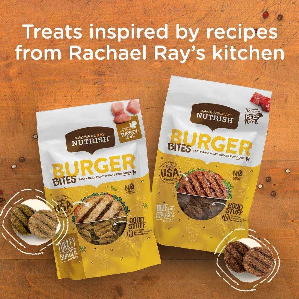 Rachael Ray Nutrish Burger Bites Dog Treats - Healthber