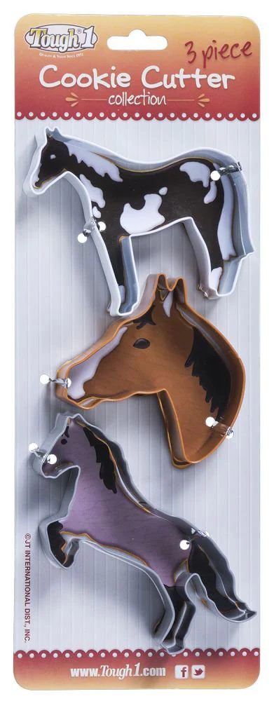Tought1 3-Piece Metal Cookie Cutters Set - Healthber