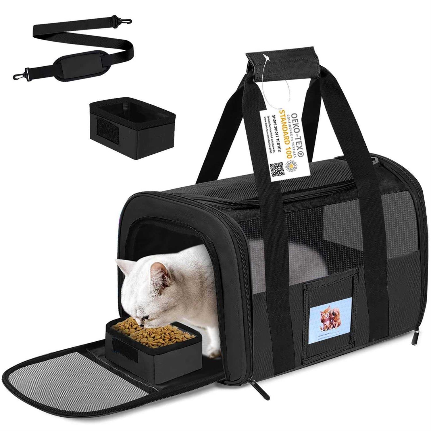 Seclato Cat Carrier Dog Pet Carrier Airline Approved for Cat - Healthber