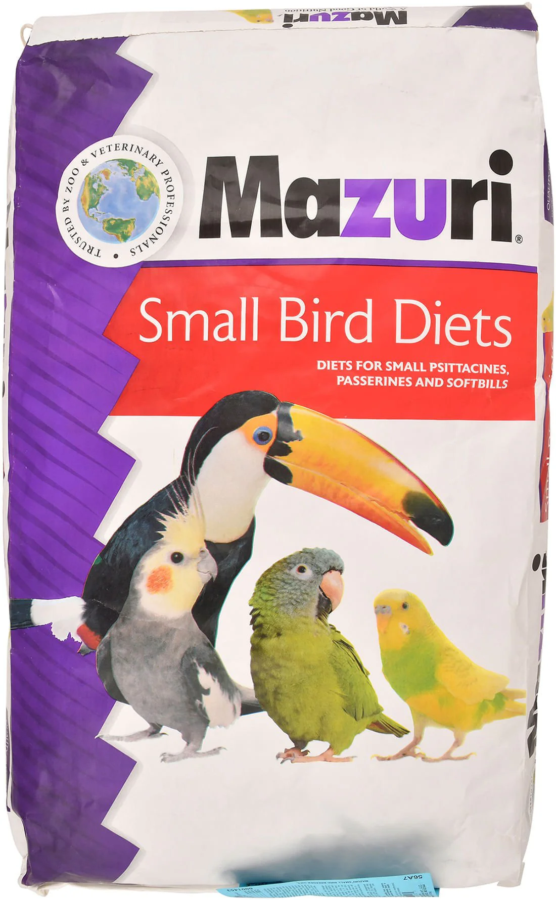 Mazuri Small Bird Breeder Diet, 25 lb - Healthber