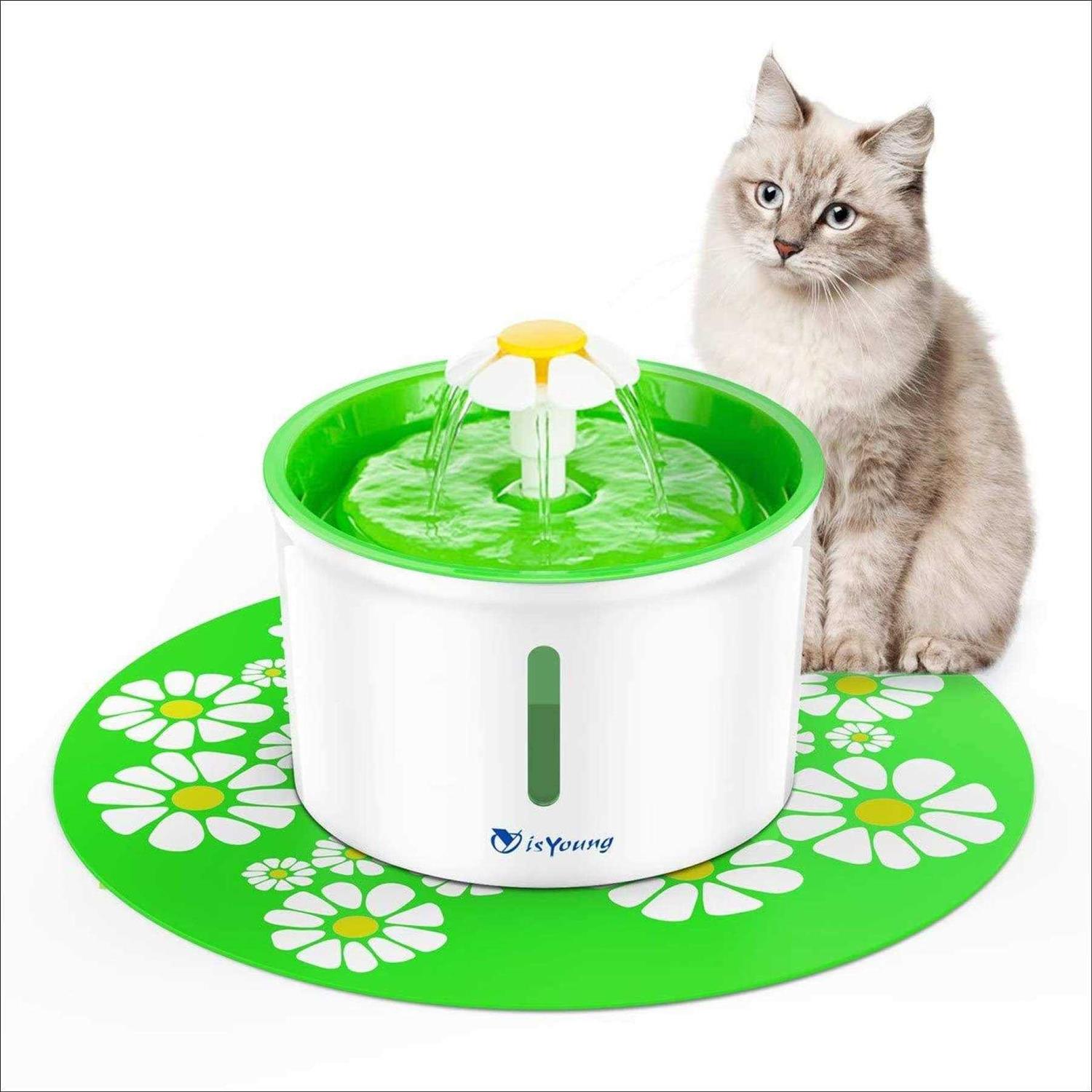 isYoung Cat Fountain 1.6L Automatic Fountain Pet Water Dispenser - Healthber
