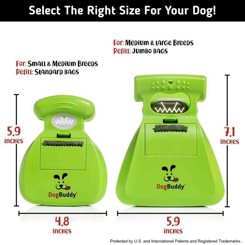 DogBuddy Pooper Scooper, Portable Dog Pooper Scooper, Poop Scoop for Small and - Healthber