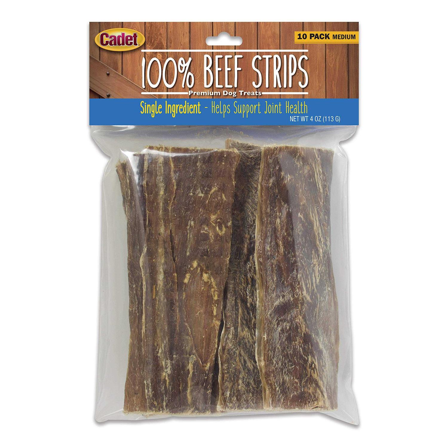 Cadet 100% Real Beef Strips for Dogs - Healthber