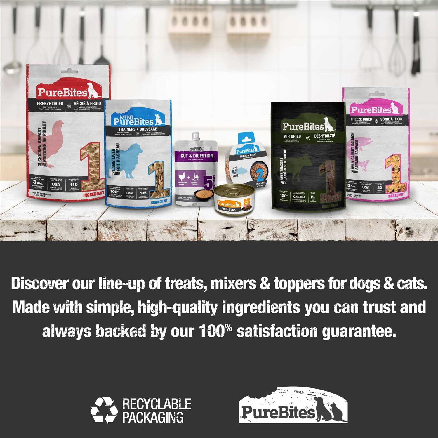 PureBites+ Gut & Digestion Freeze Dried Dog Treats - Healthber