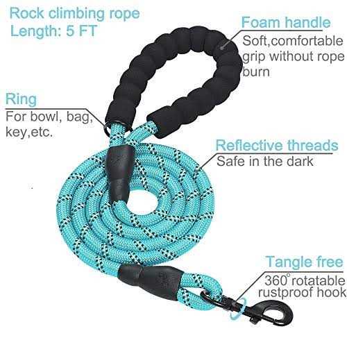 Haapaw 2 Packs Martingale Dog Collar with Quick Release Buckle Reflective Dog Training Collars for Small Medium Large Dogs - Healthber