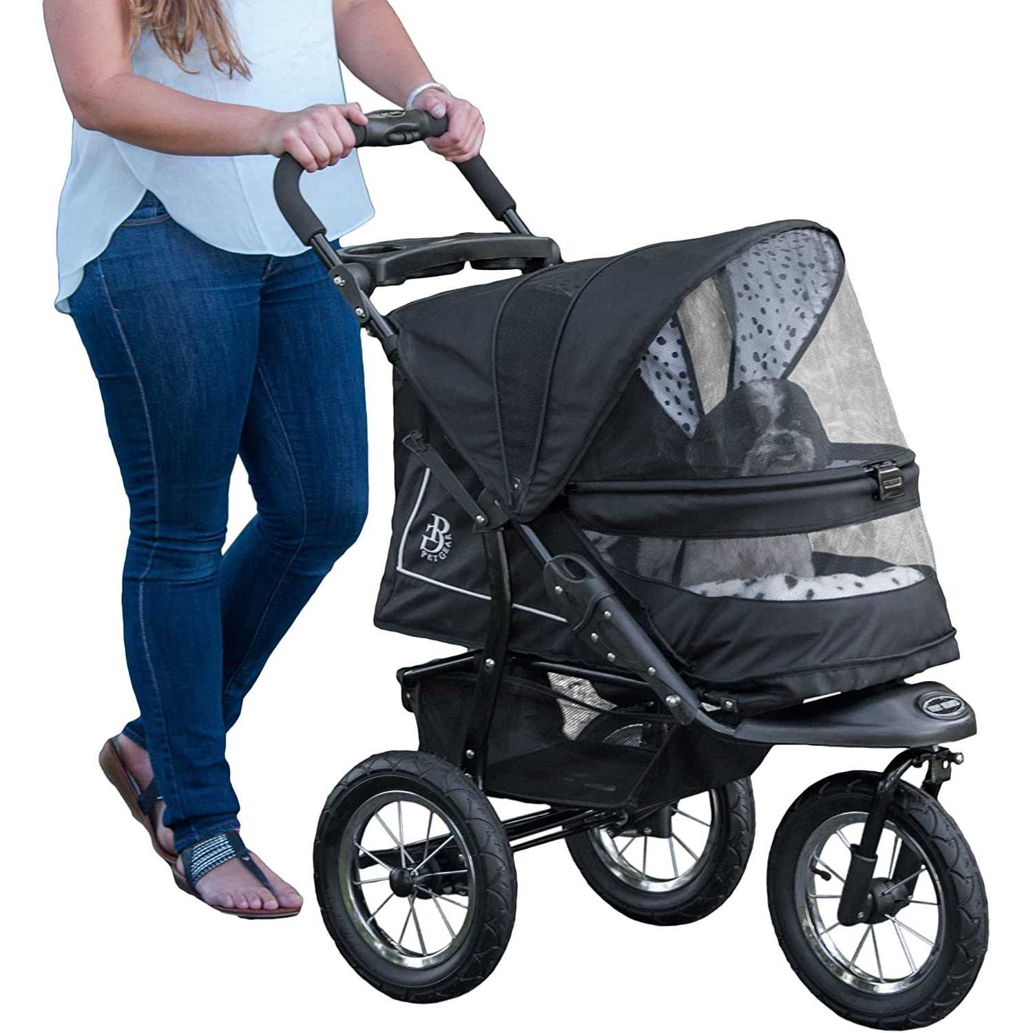 Pet Gear NV No-Zip Pet Stroller - Healthber