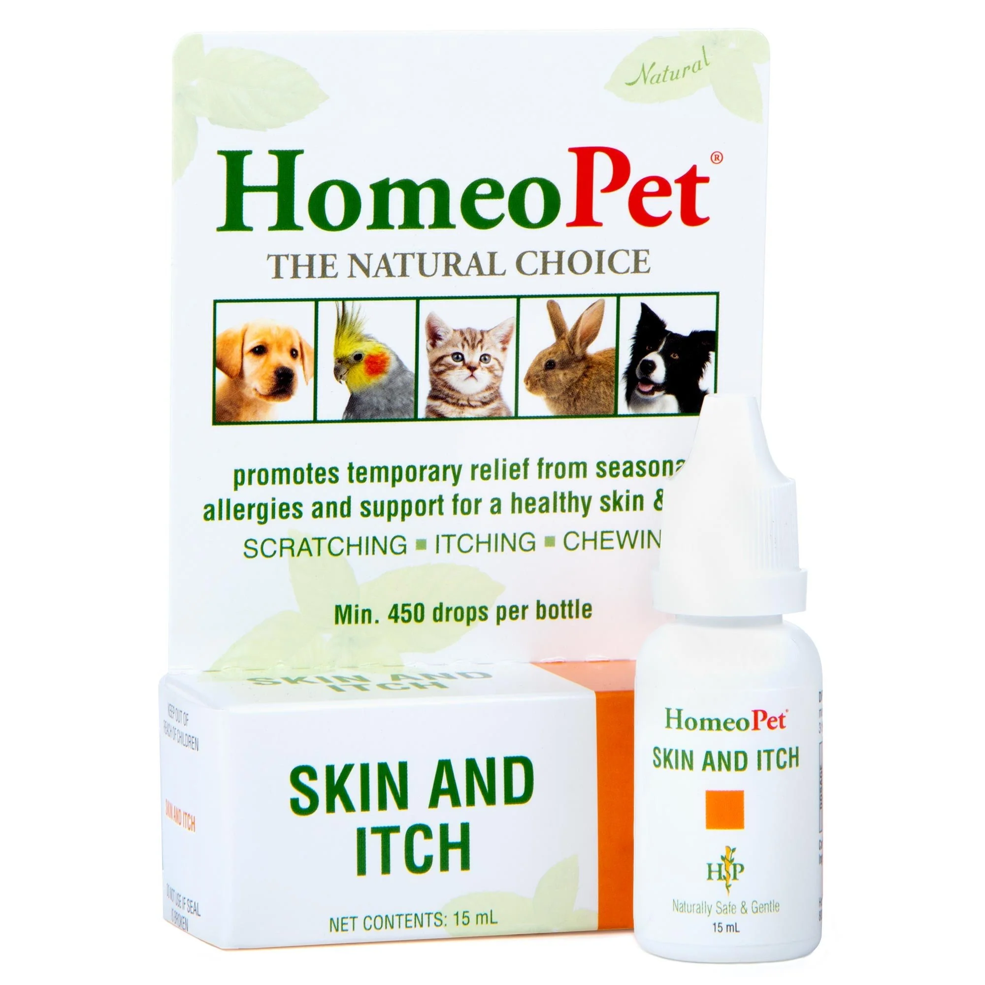 HomeoPet Skin & Itch Relief, 15 mL - Healthber